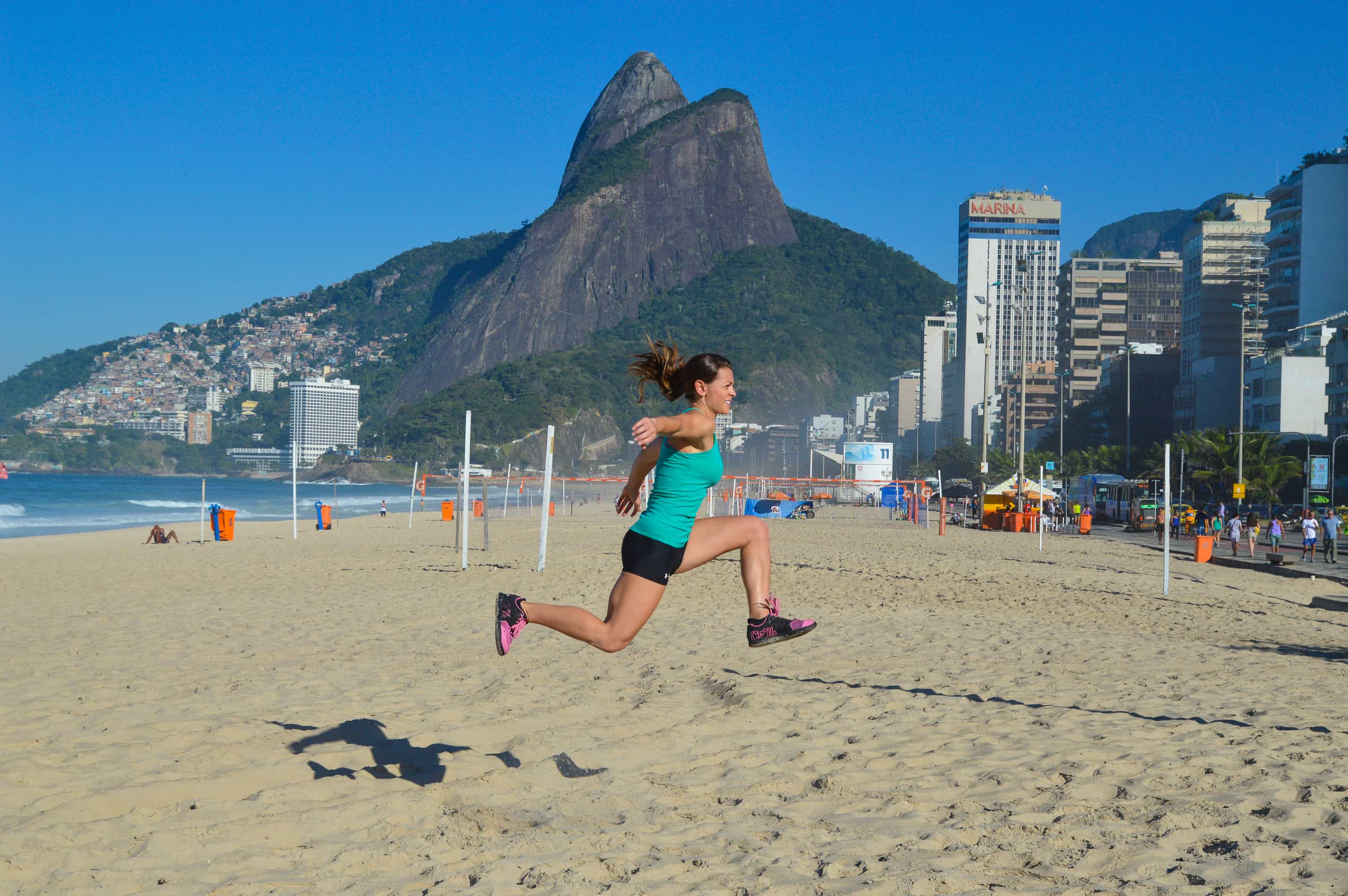 brazilian butt lift workout video on beach